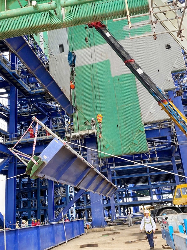 Dự án NMNĐ Long Phú 1: Tăng tốc lắp đặt lò hơi, hướng tới phát điện vào năm 2027