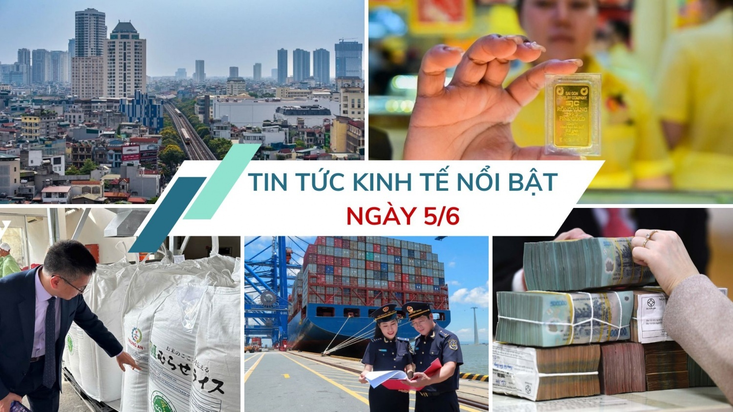 Tin tức kinh tế ngày 5/6: Xuất khẩu lô gạo phát thải thấp đầu tiên sang thị trường Nhật Bản