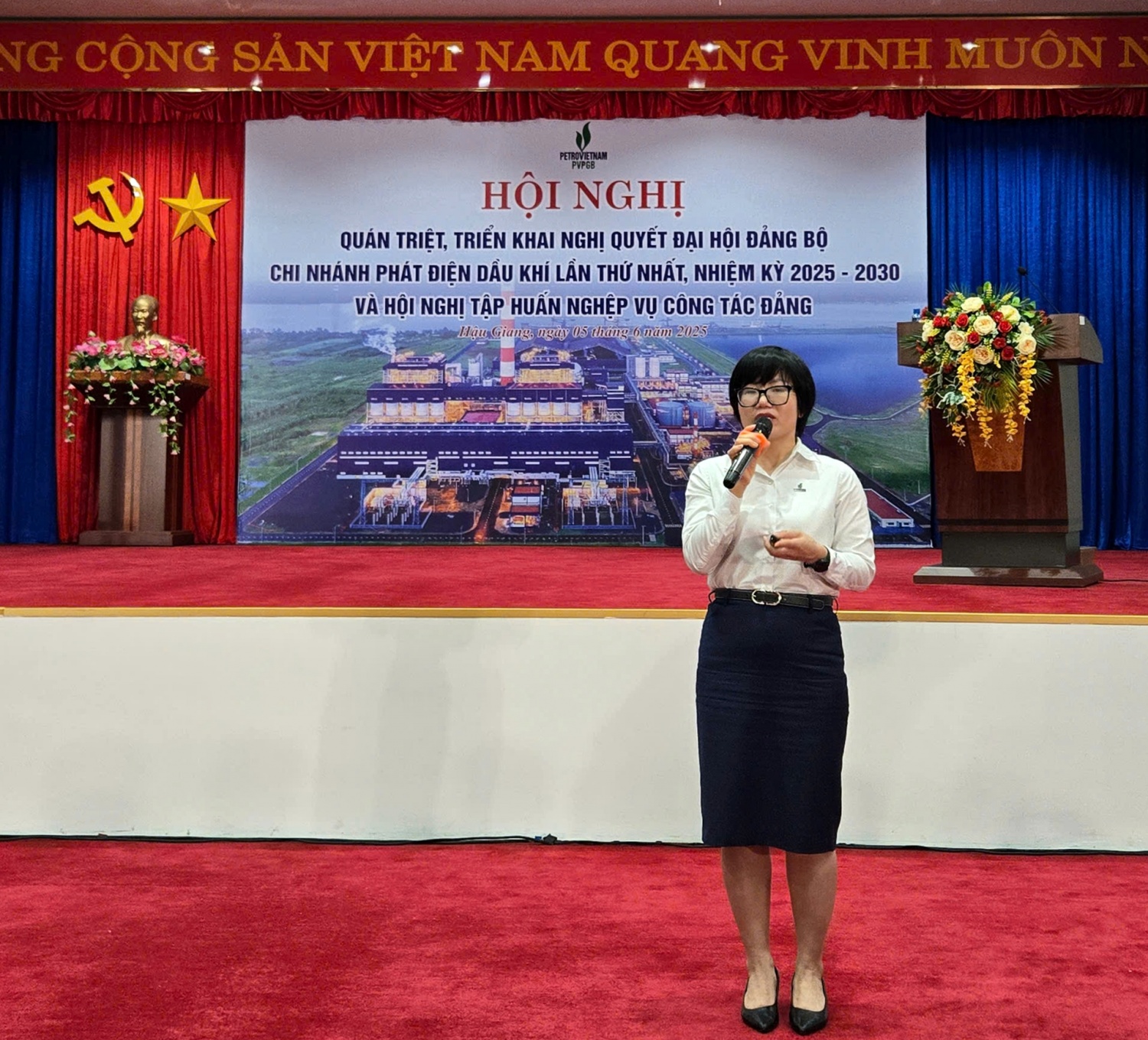 NMNĐ Sông Hậu 1: Quán triệt, triển khai Nghị quyết Đại hội Đảng bộ PVPGB lần thứ I, nhiệm kỳ 2025-2030