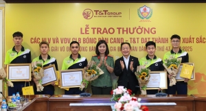 T&T Group trao thưởng hơn 1,2 tỷ đồng cho CLB Bóng bàn CAND - T&T sau Giải vô địch bóng bàn quốc gia 2025