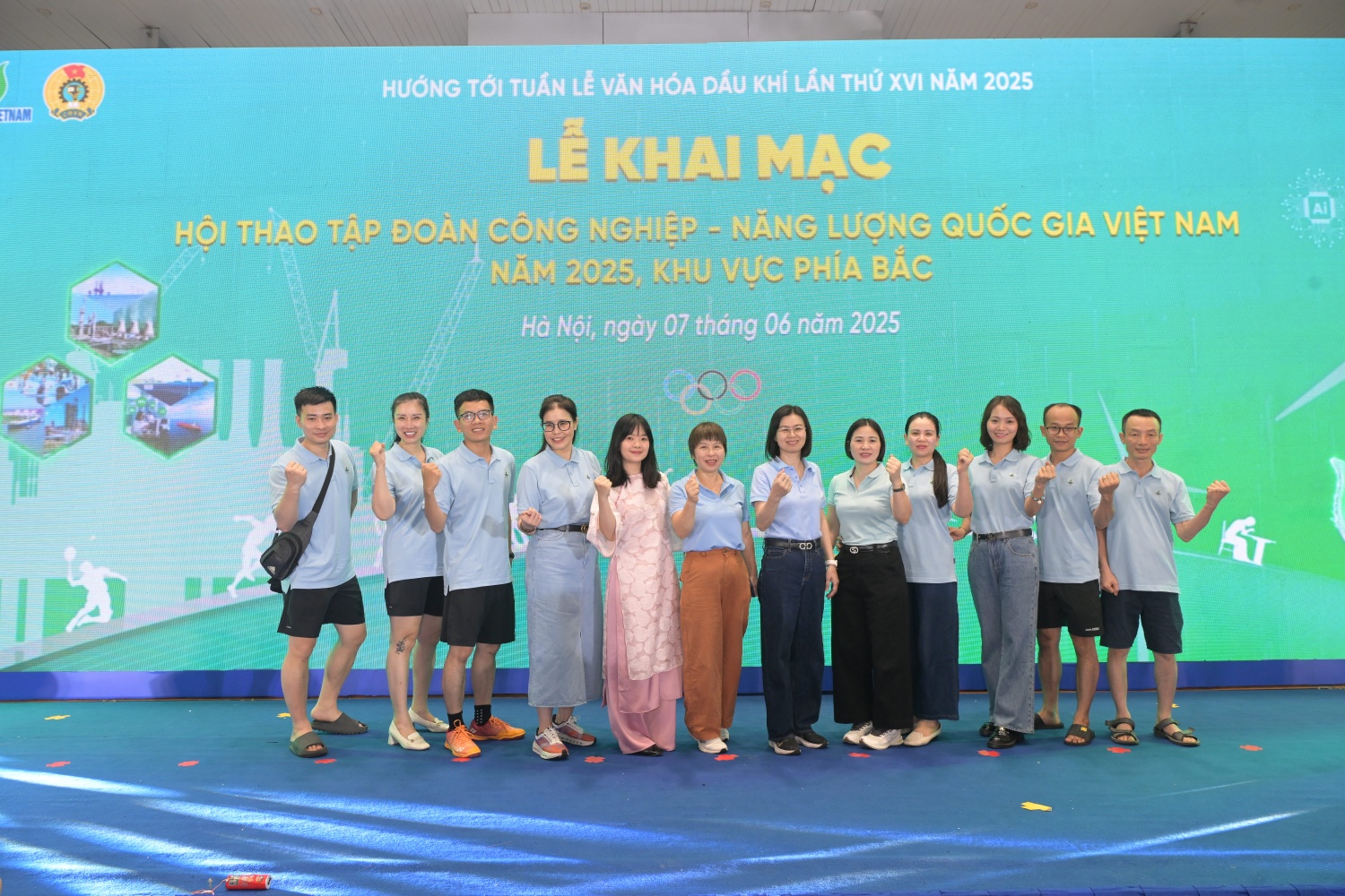 Tưng bừng khai mạc Hội thao Petrovietnam khu vực phía Bắc năm 2025 Tưng bừng khai mạc Hội thao Petrovietnam khu vực phía Bắc năm 2025