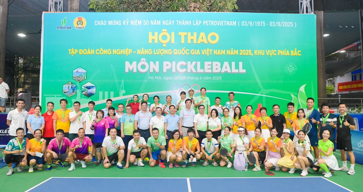 Hội thao Petrovietnam khu vực phía Bắc năm 2025 thành công rực rỡ