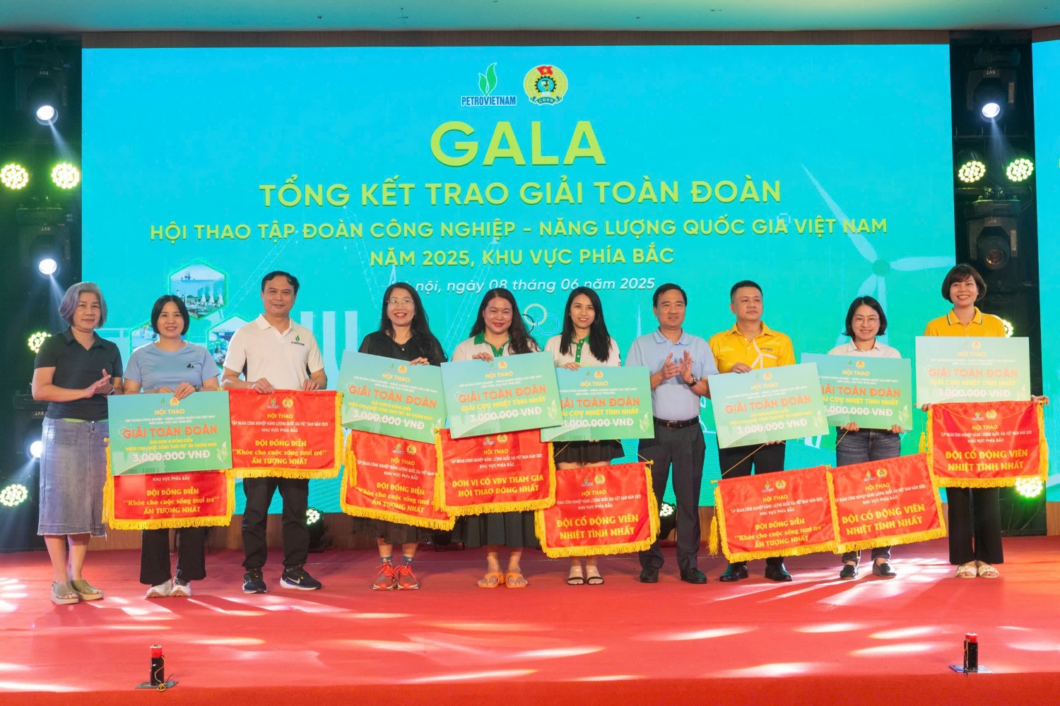 Hội thao Petrovietnam khu vực phía Bắc năm 2025 thành công rực rỡ