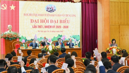 Đổi mới tư duy nhận thức, hành động, nâng cao chất lượng tham mưu chiến lược trên lĩnh vực Tuyên giáo và Dân vận