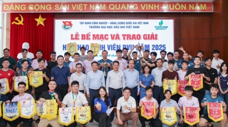 Sôi động Hội thao Sinh viên PVU 2025: Dấu ấn tuổi trẻ, gắn kết và phát triển toàn diện