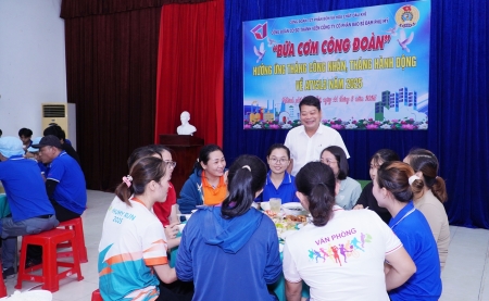 Chăm lo, sẻ chia từ “Bữa cơm Công đoàn” chất lượng