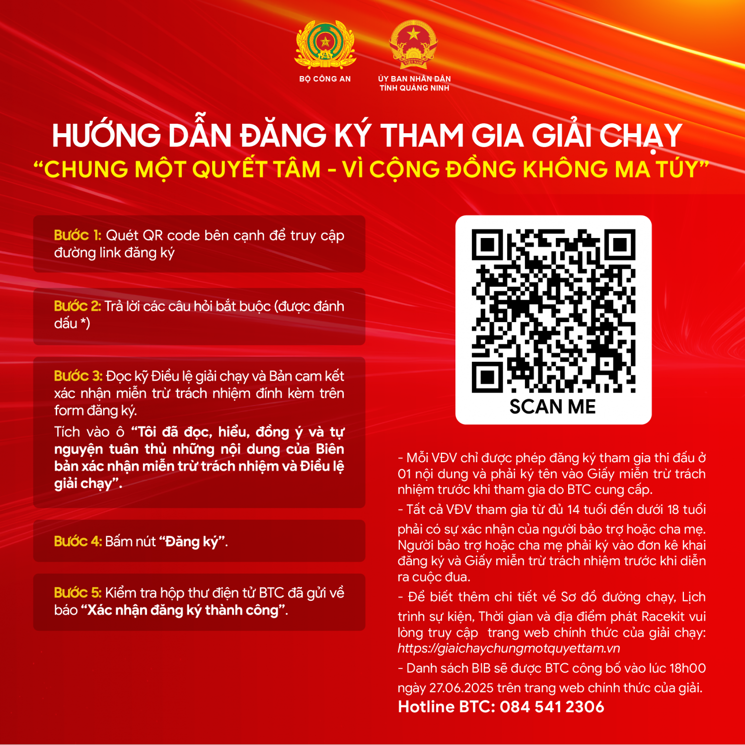 Phát động giải chạy “Chung một quyết tâm - Vì cộng đồng không ma túy”