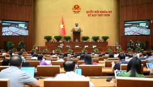 Quốc hội thông qua Nghị quyết sửa đổi Hiến pháp 2013 với sự đồng thuận tuyệt đối