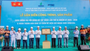 Hoàn thành 33 chân đế điện gió xuất khẩu – Dấu ấn chào mừng Đại hội Đảng bộ Petrovietnam lần thứ IV