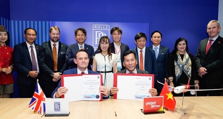 Vietjet ký đơn hàng mới 40 động cơ Trent 7000 với Rolls-Royce