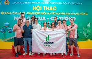 PVEP ghi dấu ấn nổi bật tại Hội thao Petrovietnam 2025