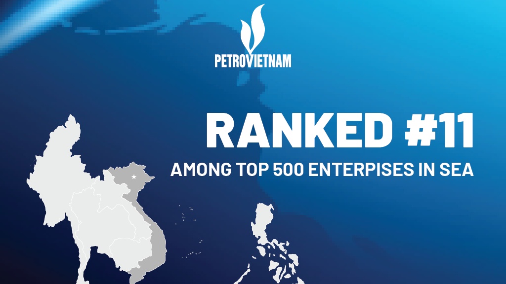 11 in Fortune 500 South East Asia: Petrovietnam affirms its position as the largest enterprise in Vietnam