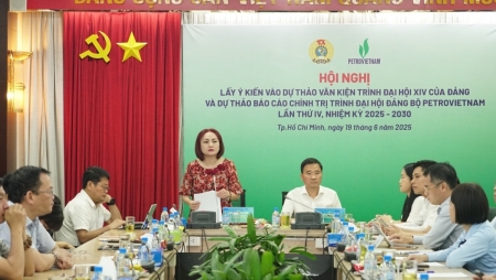 Công đoàn Petrovietnam tiếp tục lấy ý kiến xây dựng văn kiện Đại hội Đảng bộ Tập đoàn lần thứ IV