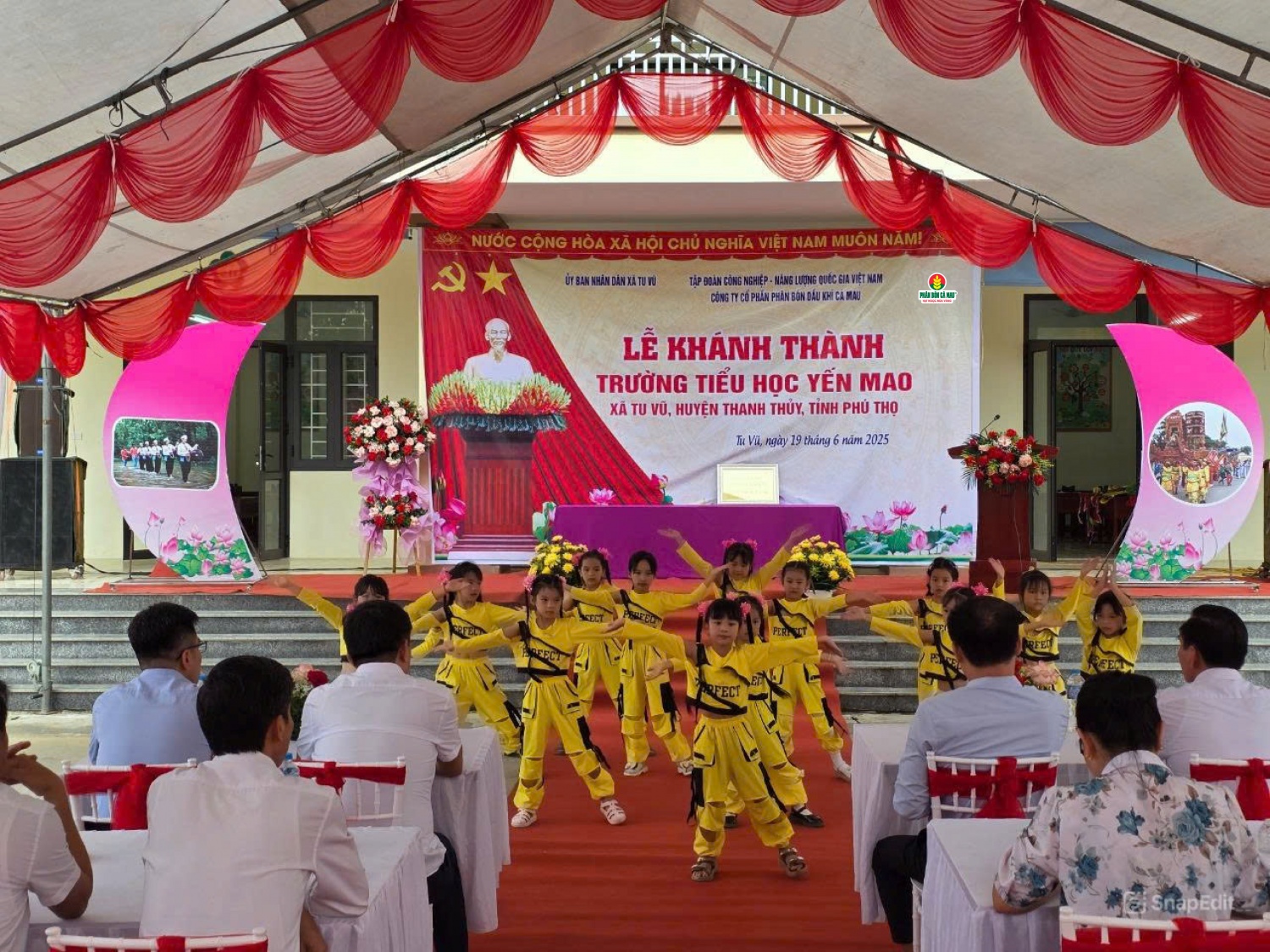 PVCFC khánh thành ngôi trường tiểu học mới cho những ước mơ trẻ thơ ở miền quê Phú Thọ