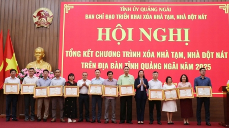 Petrovietnam đóng góp tích cực hoàn thành mục tiêu xoá 6.331 nhà tạm, nhà dột nát của tỉnh Quảng Ngãi