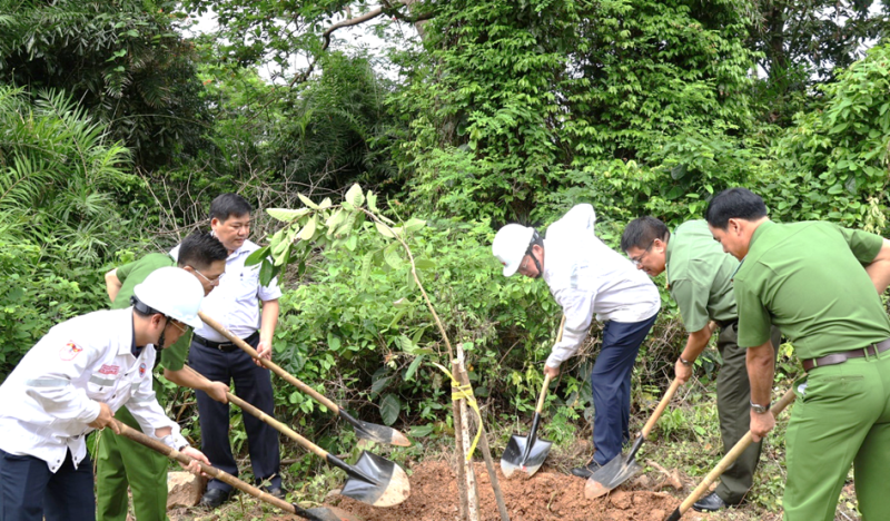 Vietsovpetro khởi công công trình “Đường hoa bằng lăng - hoa giấy” tại Côn Đảo