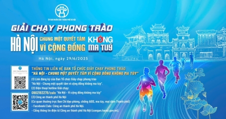 Chính thức mở link đăng ký Giải chạy "Vì cộng đồng không ma túy"