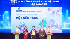 Petrovietnam được vinh danh Top 10 Doanh nghiệp Công nghiệp 4.0 Việt Nam năm 2025