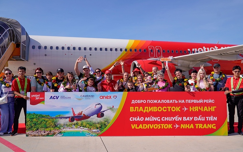 Vietjet khai trương loạt đường bay thẳng đầu tiên kết nối Việt Nam - Nga