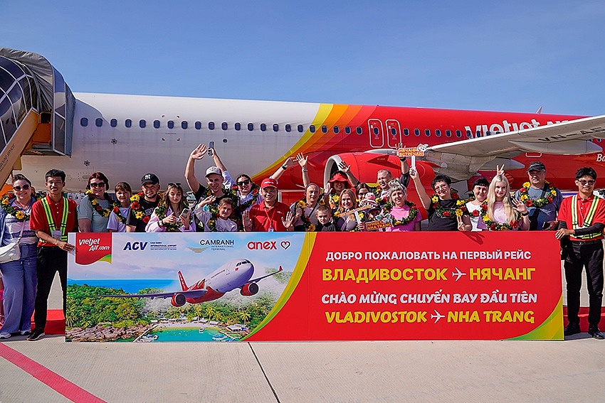Vietjet khai trương loạt đường bay thẳng đầu tiên kết nối Việt Nam - Nga