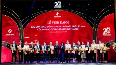 PVChem được vinh danh đơn vị đóng góp tiêu biểu cho sự phát triển của HNX