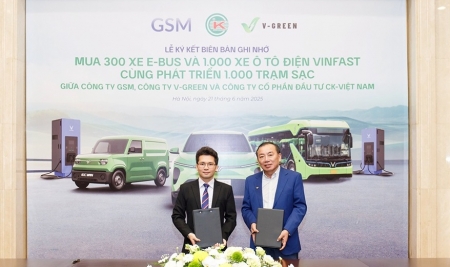 Xanh SM, V-Green và CK Việt Nam hợp tác “Điện hóa giao thông” Nghệ An