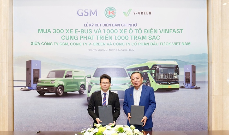 Xanh SM, V-Green và CK Việt Nam hợp tác “Điện hóa giao thông” Nghệ An