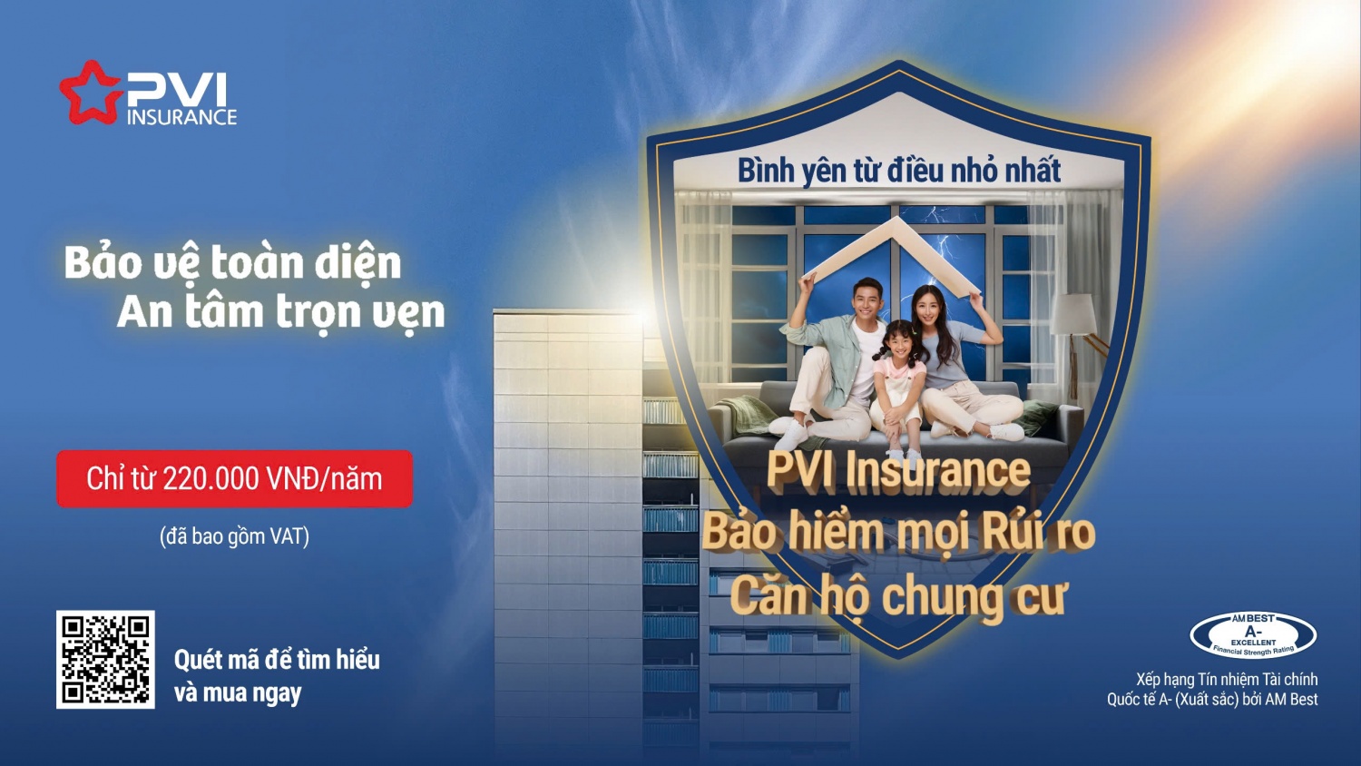 Sản phẩm Bảo hiểm Mọi rủi ro căn hộ chung cư – Bình yên từ điều nhỏ nhất