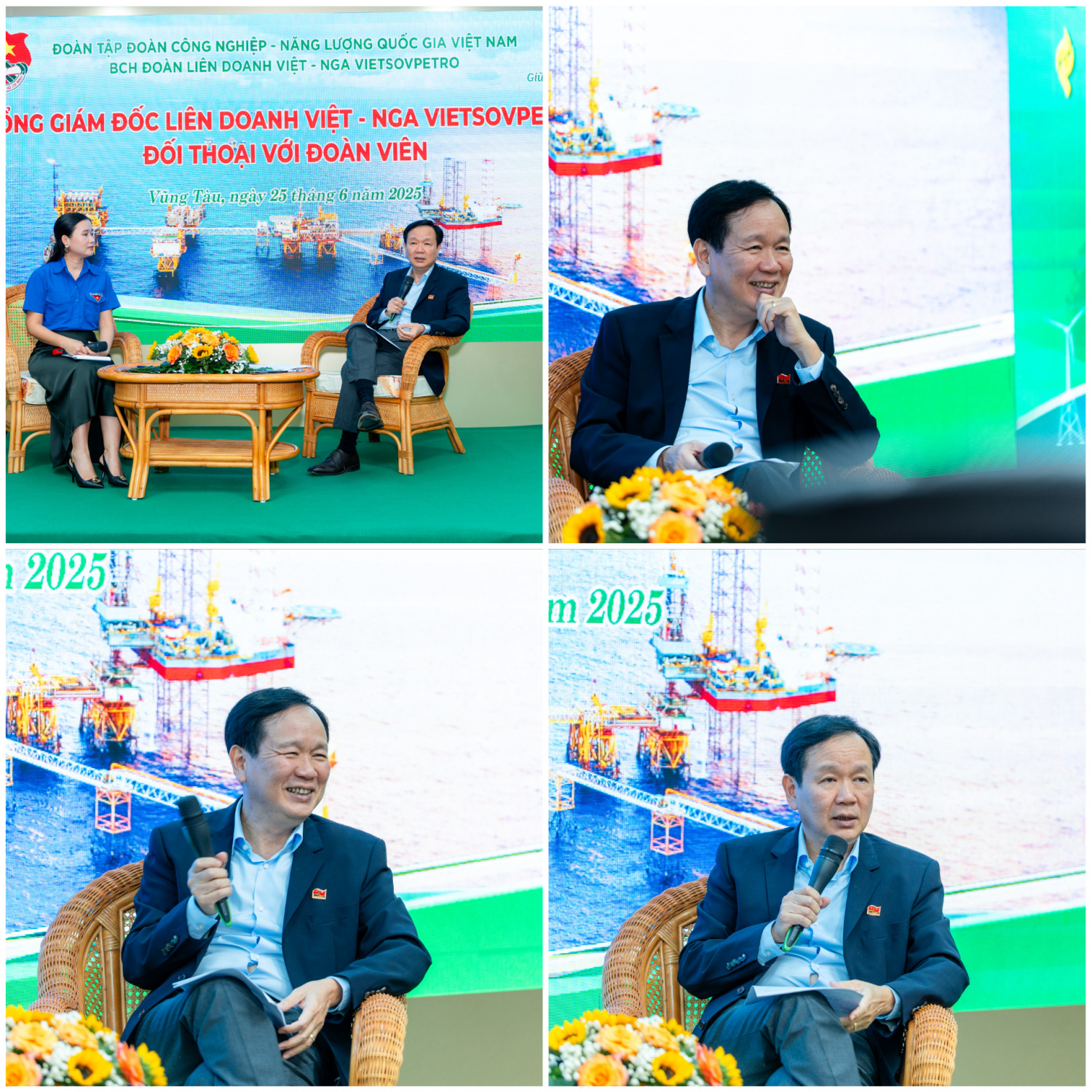 Tổng Giám đốc Vietsovpetro đối thoại cùng tuổi trẻ: Khơi dậy khát vọng, dẫn lối tương lai Tổng Giám đốc Vietsovpetro đối thoại cùng tuổi trẻ: Khơi dậy khát vọng, dẫn lối tương lai