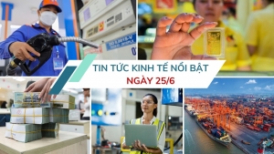 Tin tức kinh tế ngày 25/6: Ngân hàng Nhà nước "hút" tiền trở lại khi tỷ giá lập đỉnh