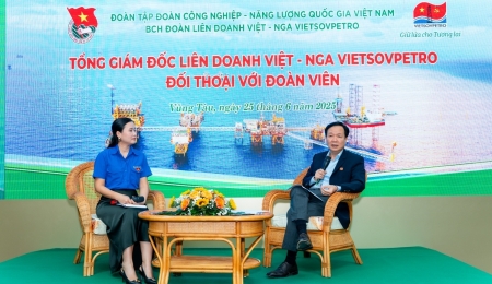 Tổng Giám đốc Vietsovpetro đối thoại cùng tuổi trẻ: Khơi dậy khát vọng, dẫn lối tương lai