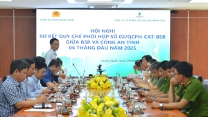 Công an tỉnh Quảng Ngãi và BSR tăng cường phối hợp đảm bảo an ninh, an toàn NMLD Dung Quất