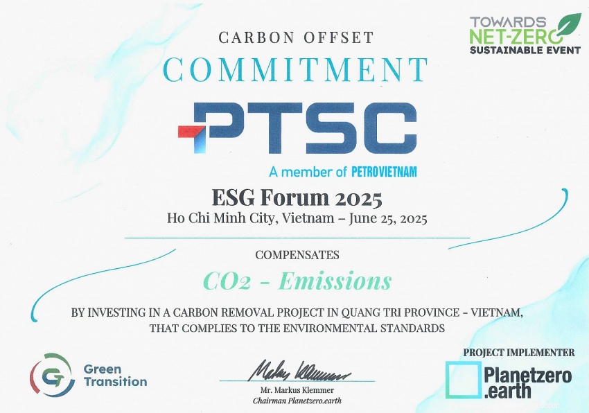 PTSC đồng hành cùng Diễn đàn ESG 2025