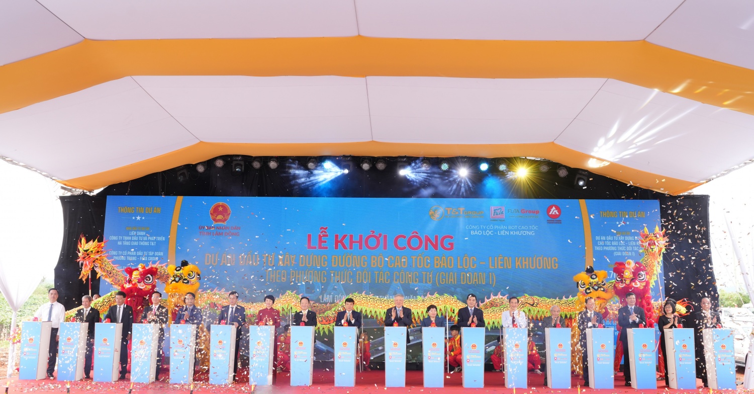 Khởi công dự án cao tốc Bảo Lộc - Liên Khương, tổng vốn đầu tư trên 17.700 tỷ đồng