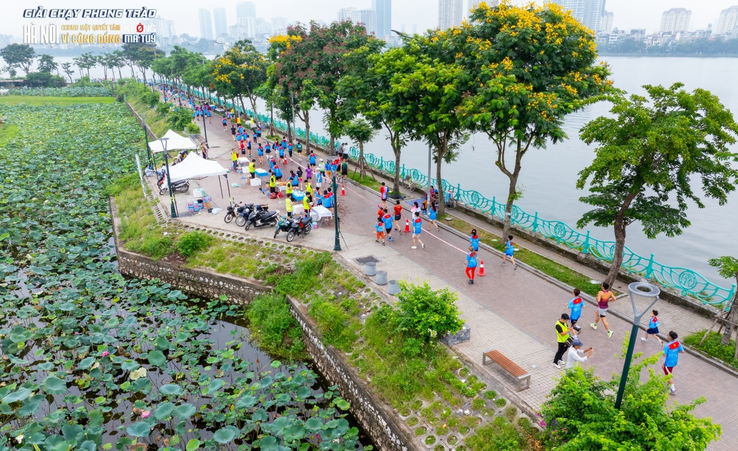 Cung đường tuyệt đẹp của giải chạy "Vì cộng đồng không ma túy"