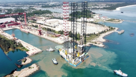 Hoàn thành bảo dưỡng sửa chữa, PVSM bàn giao Giàn Tam Đảo 02 cho Vietsovpetro