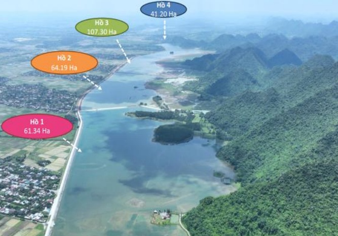 Ninh Bình: Tận dụng 4 hồ nước làm khu sinh thái 274 ha