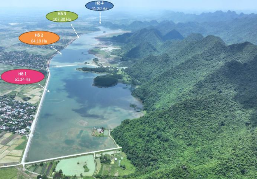 Ninh Bình: Tận dụng 4 hồ nước làm khu sinh thái 274 ha