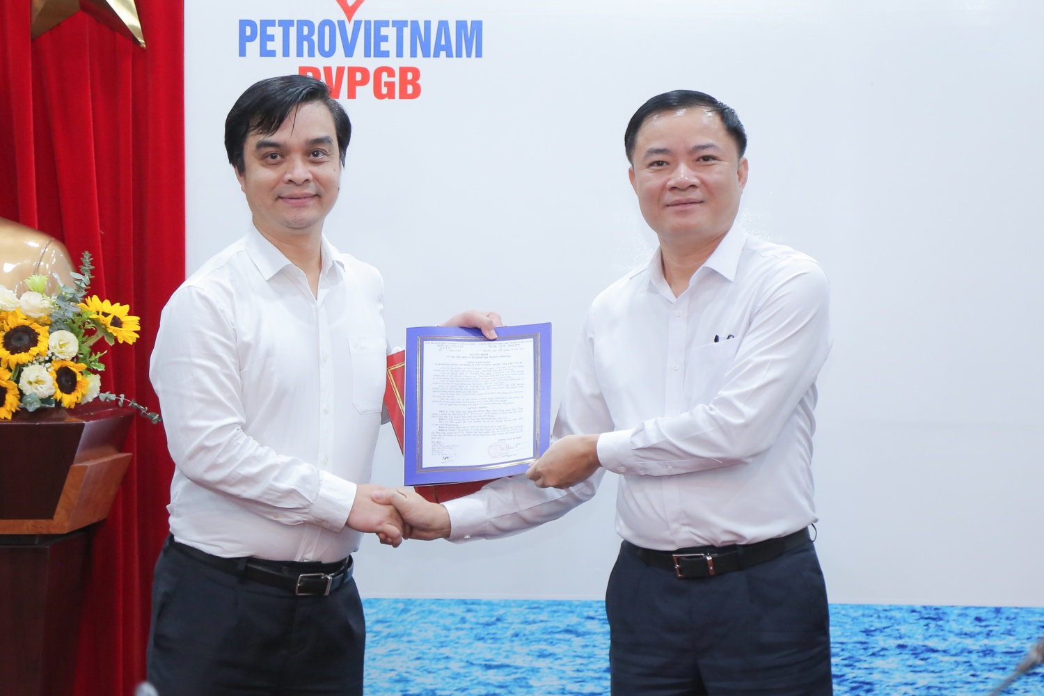 Đồng chí Nguyễn Minh Đạo giữ chức vụ Phó Bí thư Đảng ủy phụ trách Đảng bộ, Phó Giám đốc PVPGB