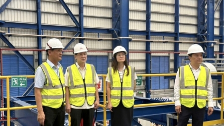 Lãnh đạo Petrovietnam kiểm tra, giám sát hoạt động các nhà máy, công trình tại Trung tâm Điện lực Nhơn Trạch