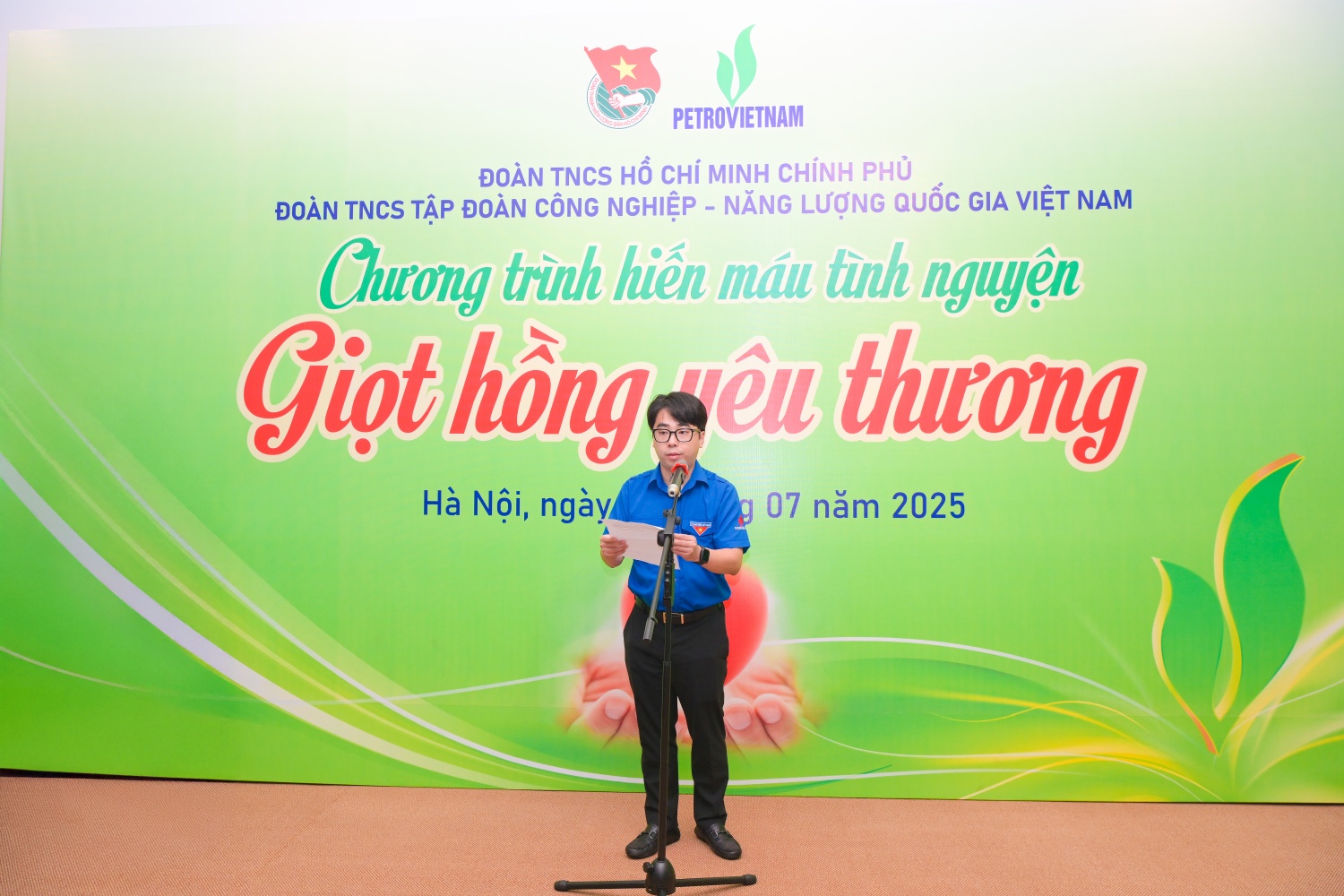 Petrovietnam tổ chức chương trình hiến máu nhân đạo “Giọt hồng yêu thương” năm 2025