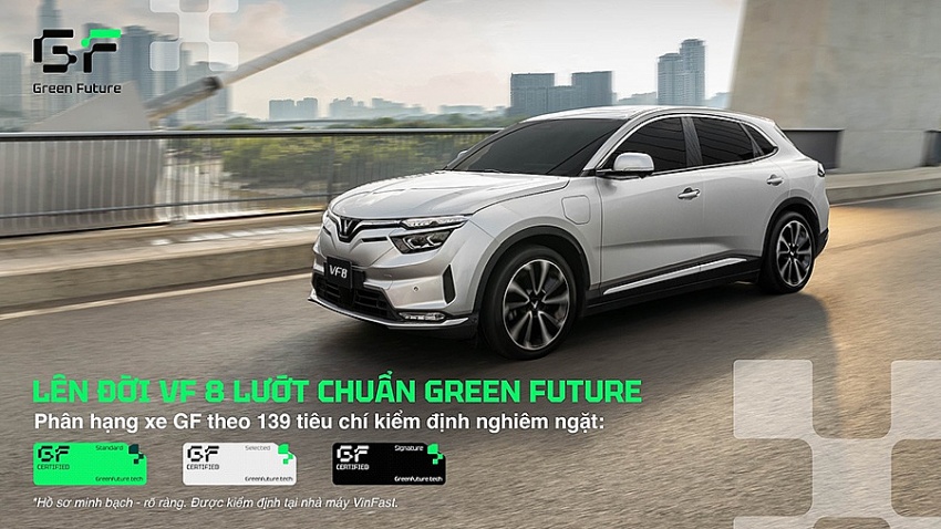 Green Future cung cấp xe Vinfast VF 8 đã qua sử dụng được kiểm định minh bạch tại nhà máy