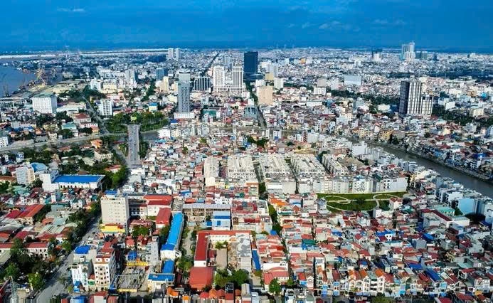 Một góc đô thị phường Hồng Bàng. Ảnh: Hồng Phong