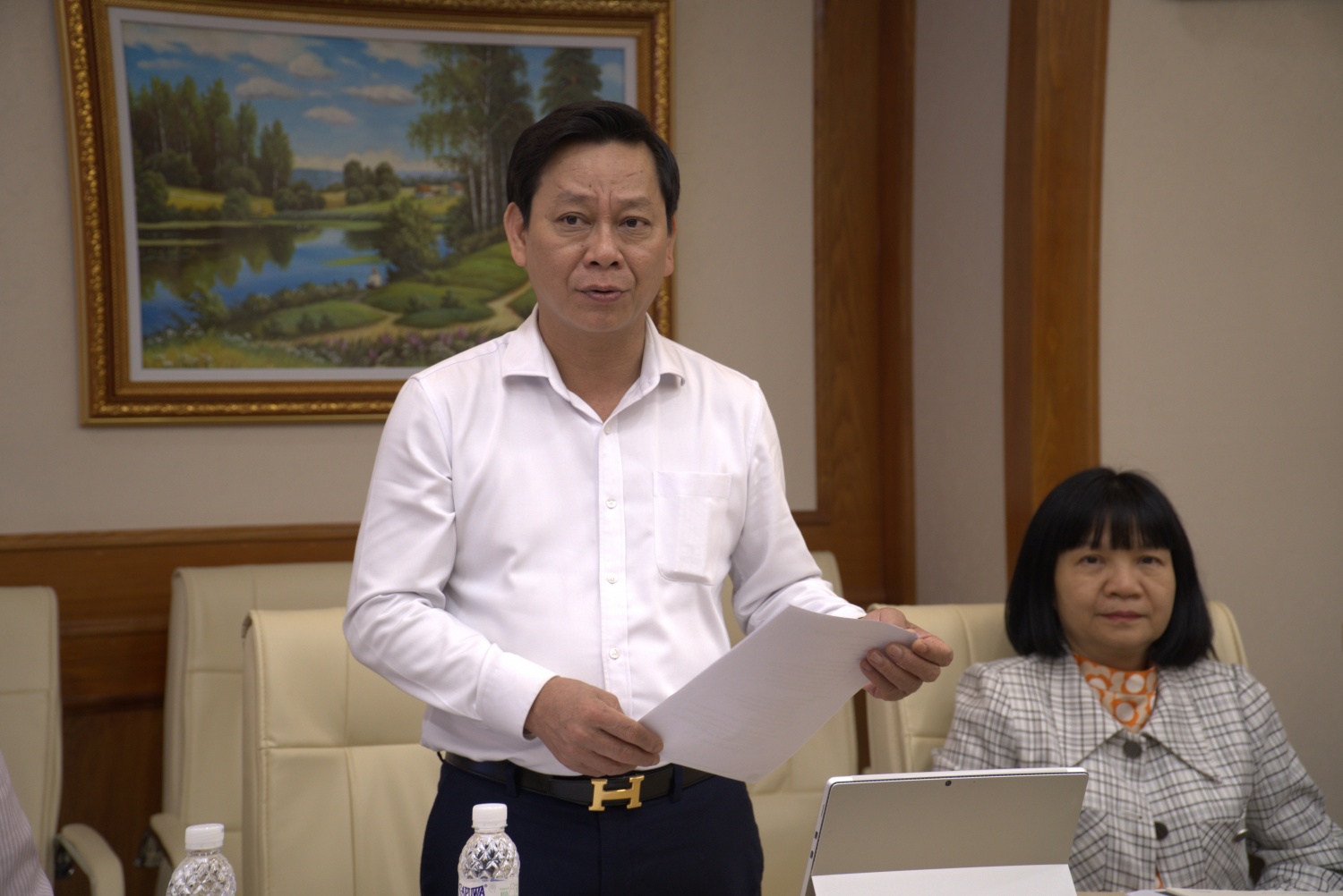 Hội Dầu khí Việt Nam làm việc với Vietsovpetro: Tăng cường hợp tác phát triển