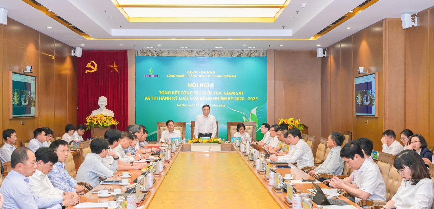 Petrovietnam tổng kết công tác kiểm tra, giám sát và thi hành kỷ luật Đảng nhiệm kỳ 2020-2025