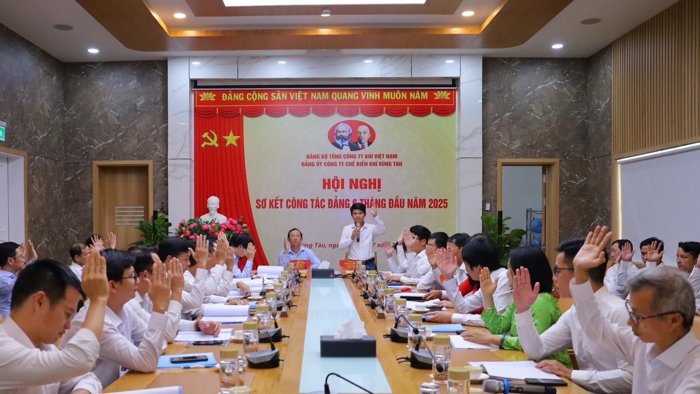Đảng bộ PV GAS VUNG TAU hoàn thành xuất sắc công tác 6 tháng đầu năm 2025