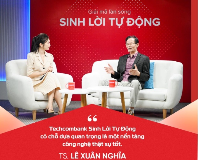 TS Lê Xuân Nghĩa: “Techcombank Sinh Lời Tự Động đã tạo nên cuộc cách mạng cho ngành tài chính Việt Nam”