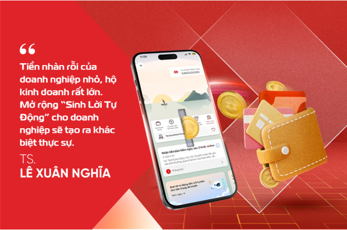 TS Lê Xuân Nghĩa: “Techcombank Sinh Lời Tự Động đã tạo nên cuộc cách mạng cho ngành tài chính Việt Nam”