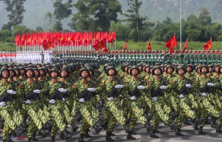 Tổng hợp luyện diễu binh, diễu hành kỷ niệm 80 năm Quốc khánh 2/9