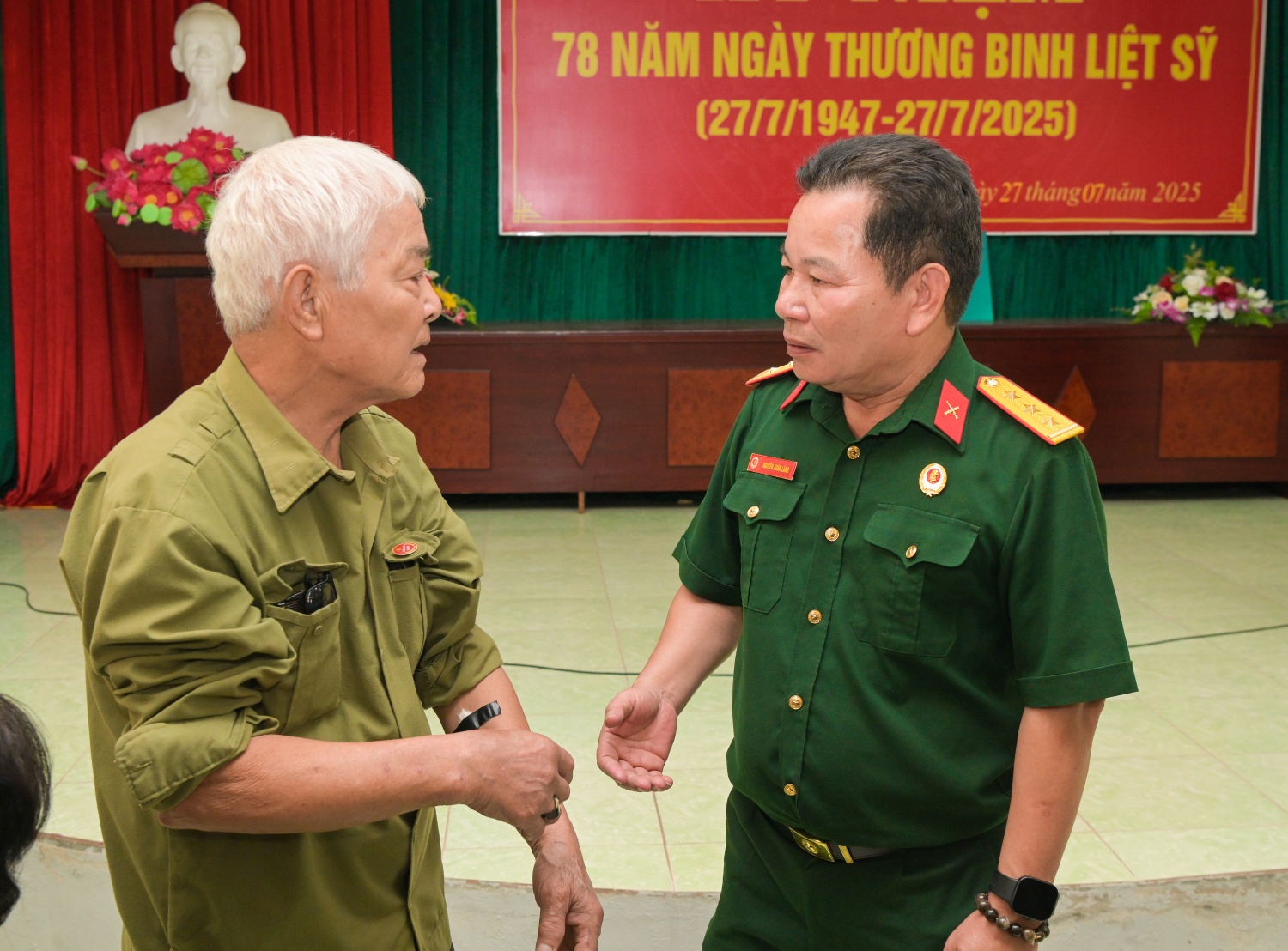 Hội CCB Petrovietnam/PVChem thăm, tặng quà các thương, bệnh binh tại Hưng Yên